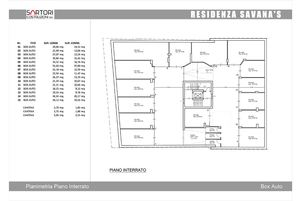 PIANO-INTERRATO_-BOX-AUTO-savanas box-auto